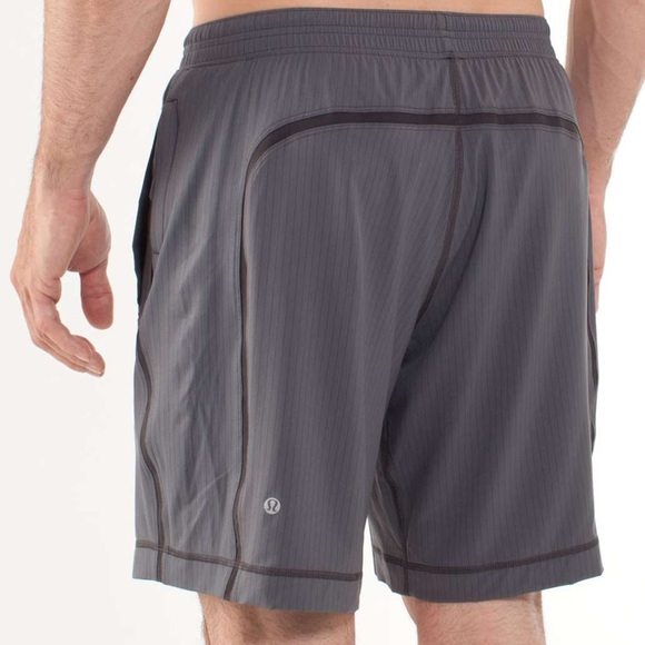 Lululemon Run Response Short Small Lined Athletic Performance 9” Gray Active Gym - Picture 1 of 11